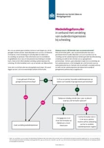 Formulier pensioenverevening